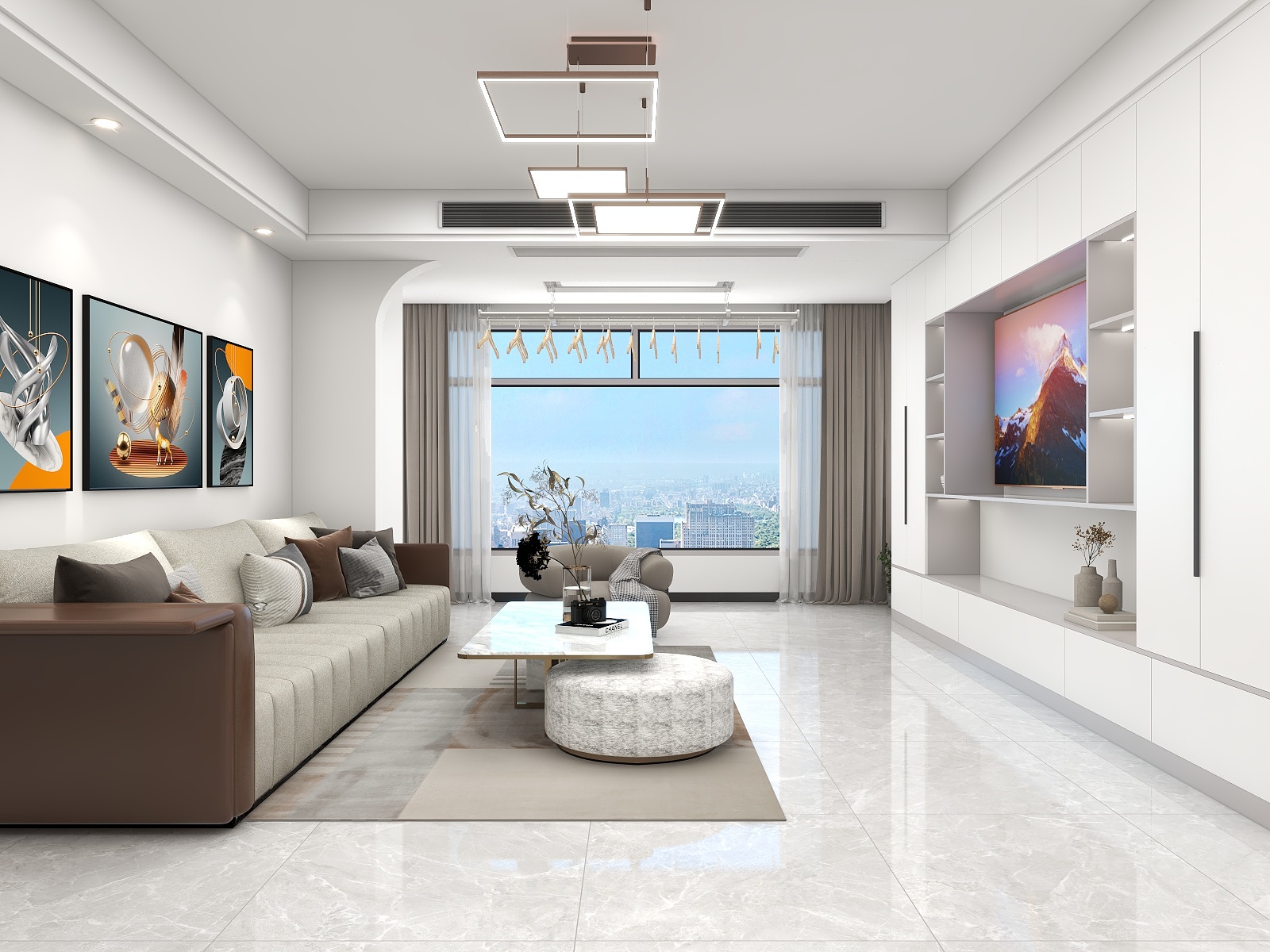 喵柚薄荷-现代简约风-装修设计方案