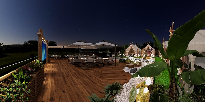 苍穹-黄-奶牛场二楼庭院 -装修设计方案