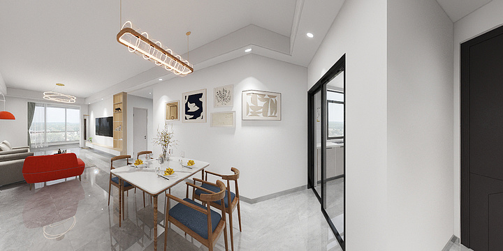 湖北咸宁艺乐居陈涛-三胜·御府8栋1103商波-装修设计方案