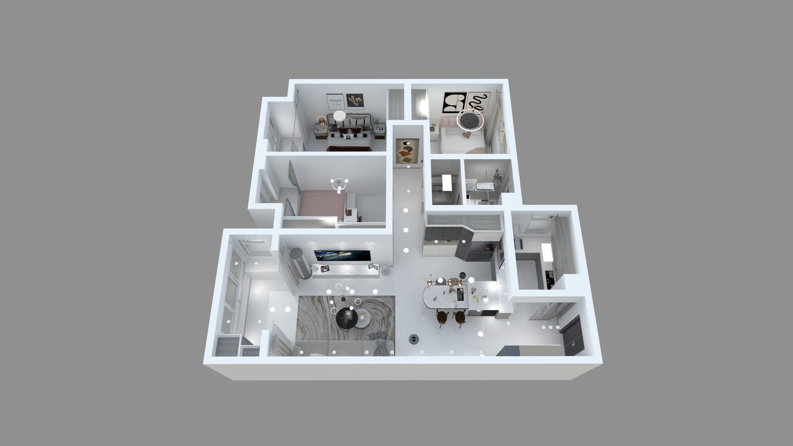 金冠丰装饰~李祥义-万和府2502-装修设计方案