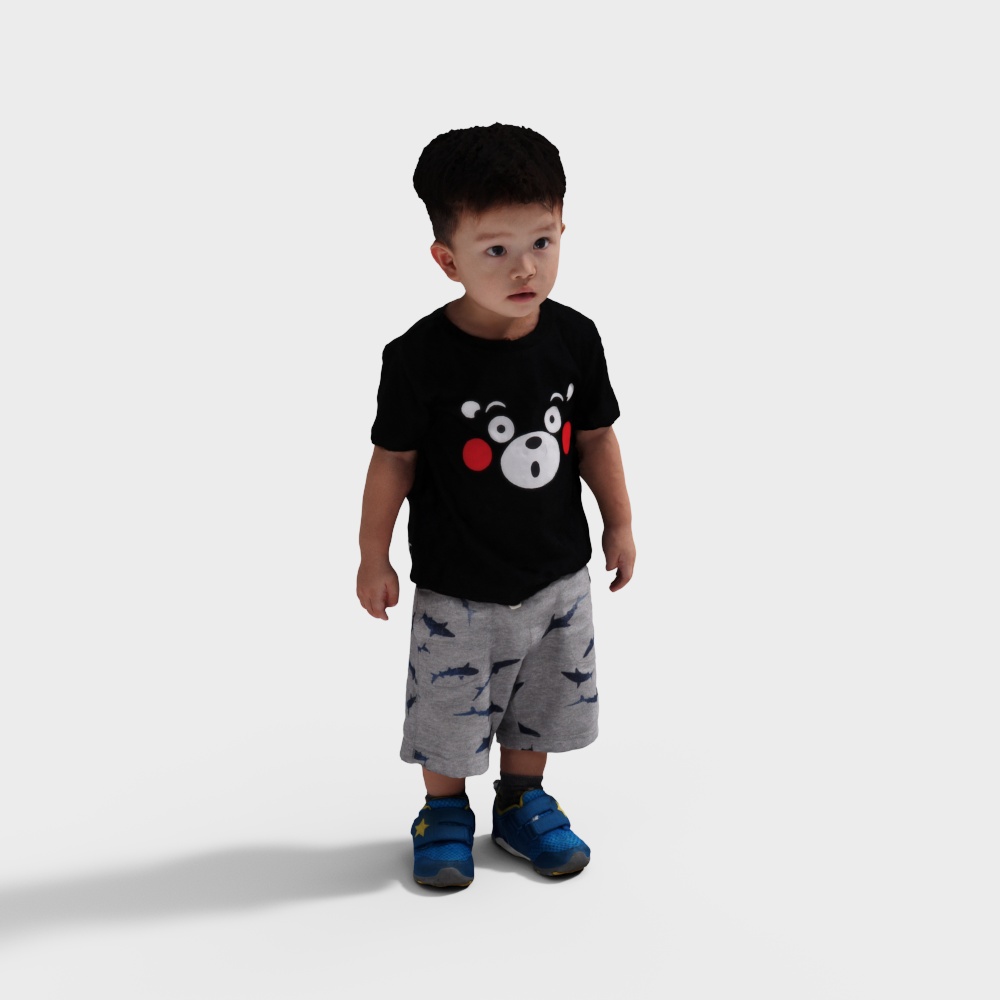 小男孩3D模型