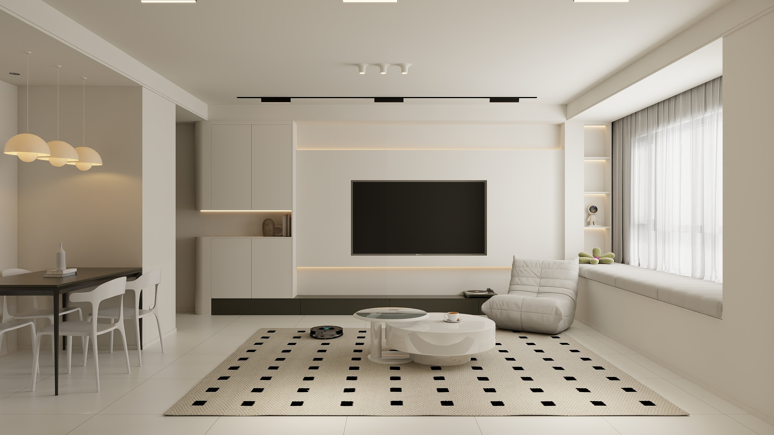 常科-《芳华》奶油极简｜上海东安满庭-装修设计方案