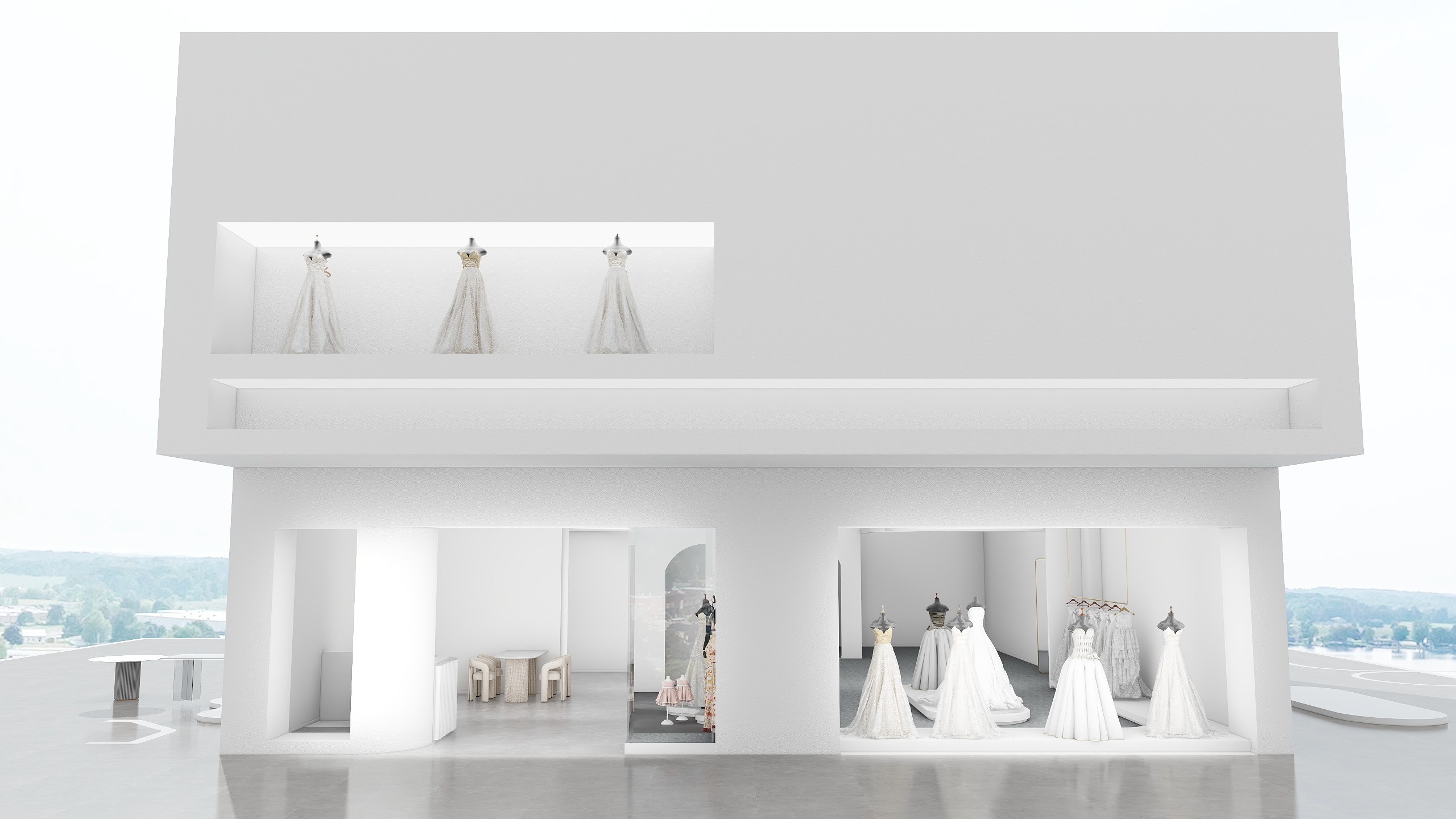 吉上艺墅设计-婚庆展厅-装修设计方案