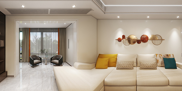 萧条的繁华-御龙湾5-1-1402-装修设计方案