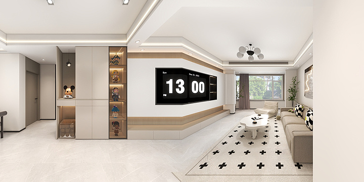 大大大设计家-罗庄南湖--现代奶油-装修设计方案