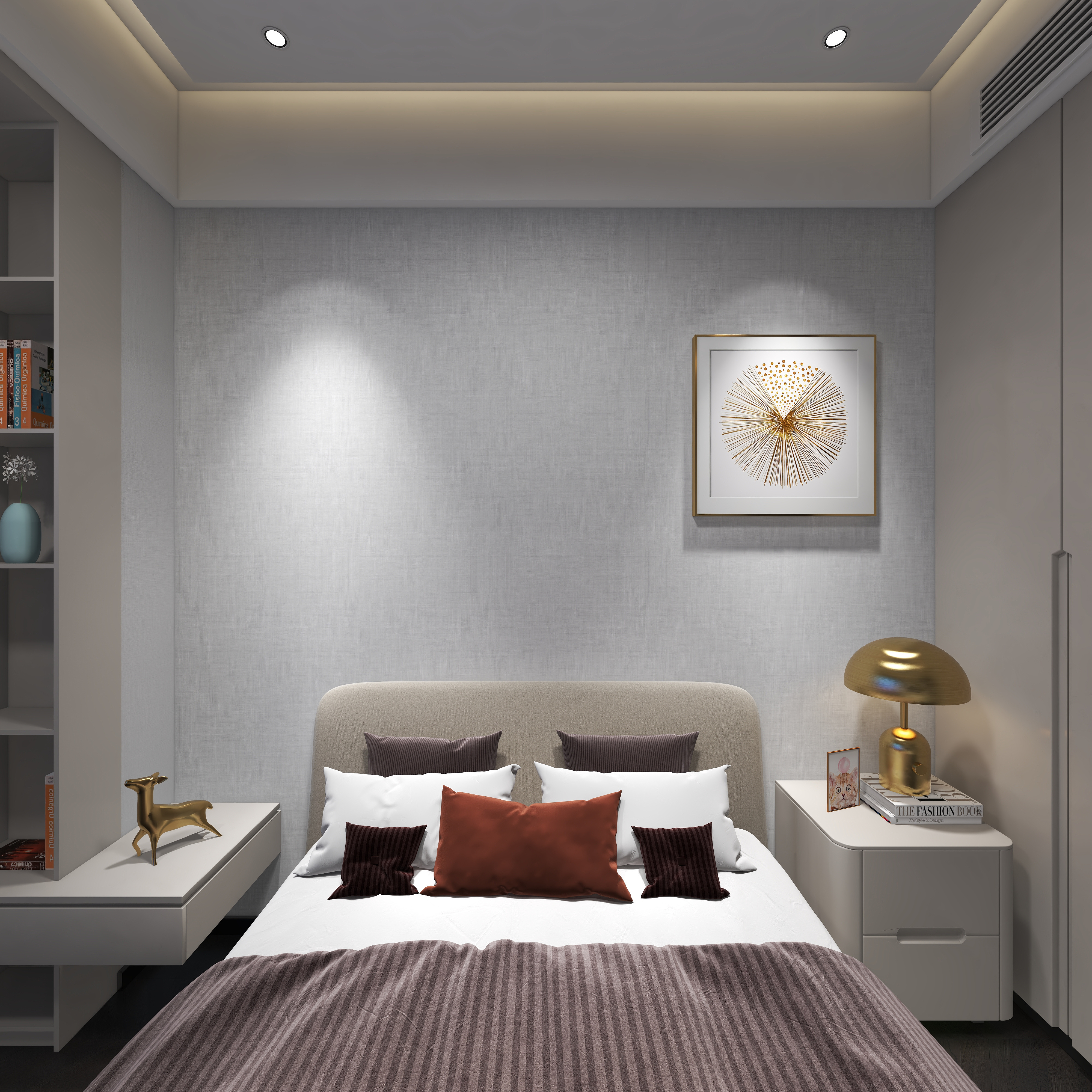 艾佳云-空间设计-时代公馆‖半溪明月 一枕清风装修效果图