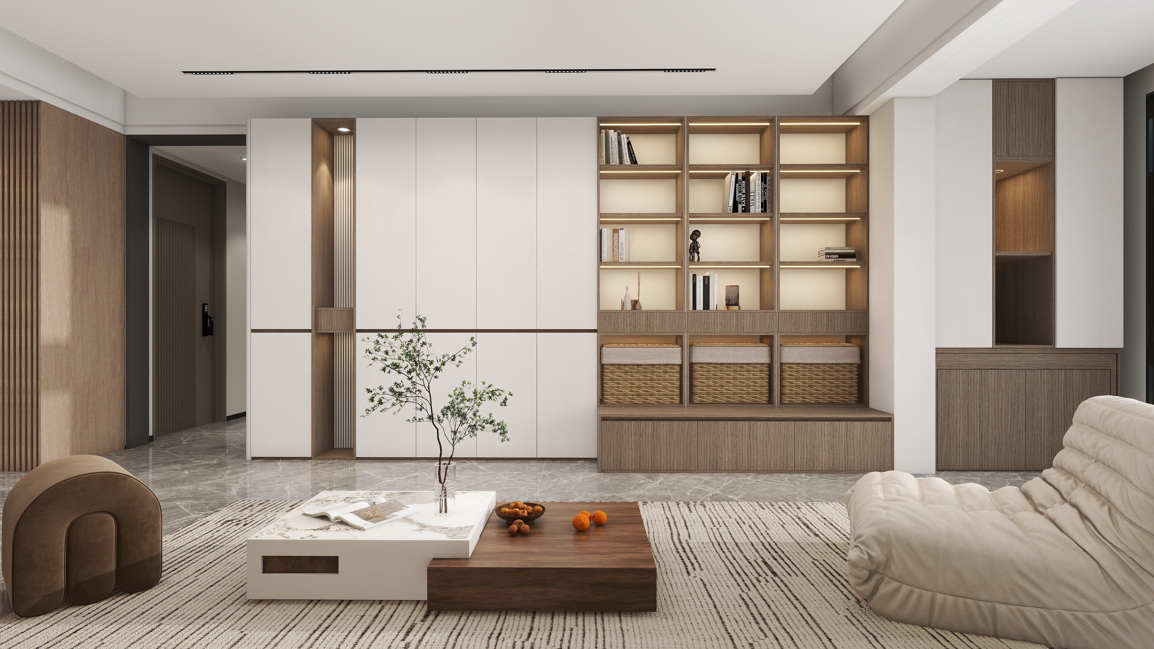 Apricity张-翡翠云城170 现代木色 -装修设计方案