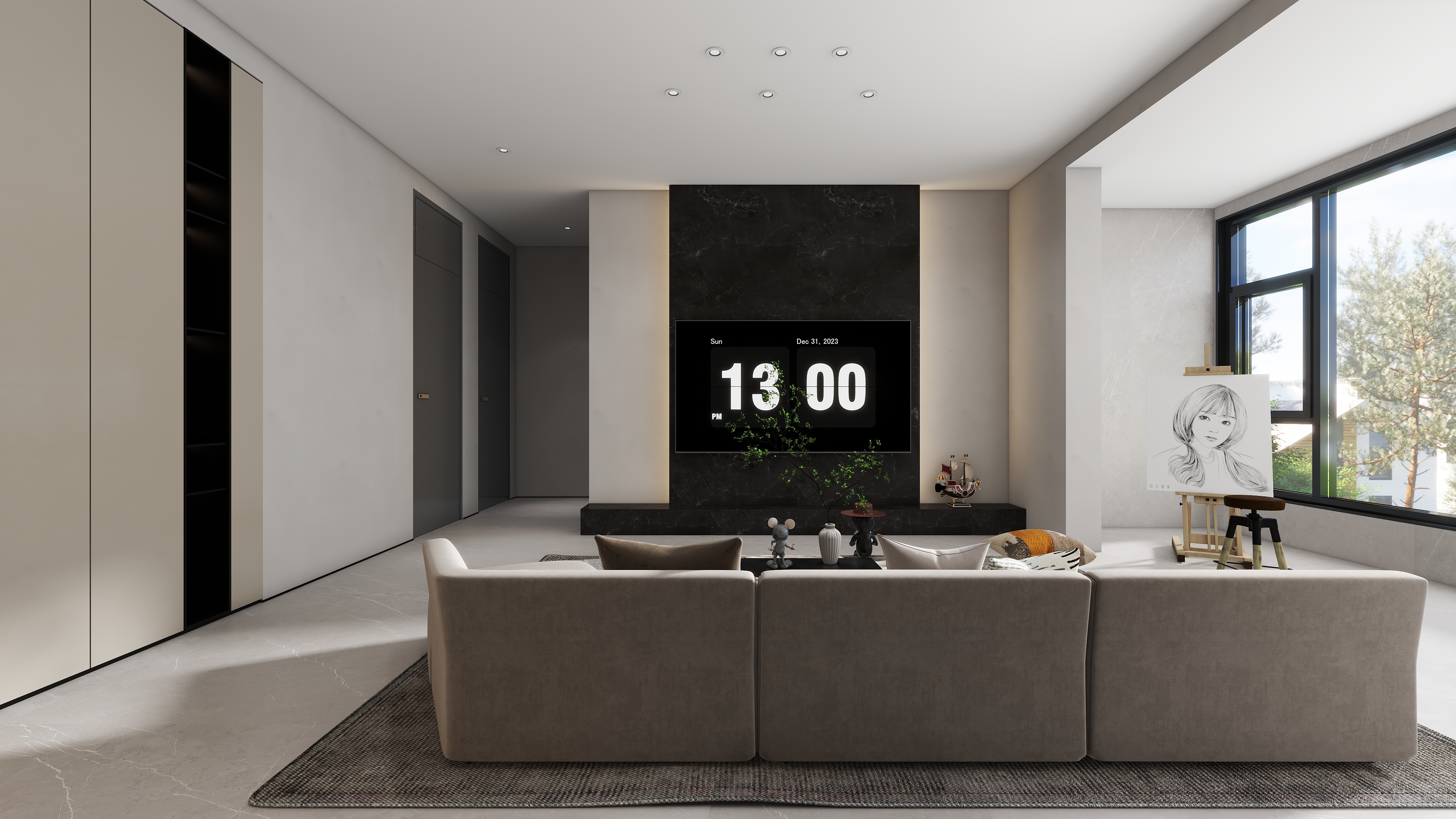 初作全案设计-绿地新里城99㎡2室-装修设计方案