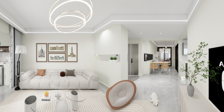 葛昱-现代简约-装修设计方案