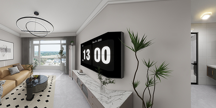 全案设计师-胡胡-万科假日润园-装修设计方案