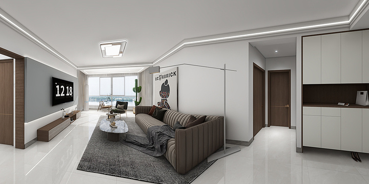 HOUMENGDEVISE-中央财富城8-801-装修设计方案