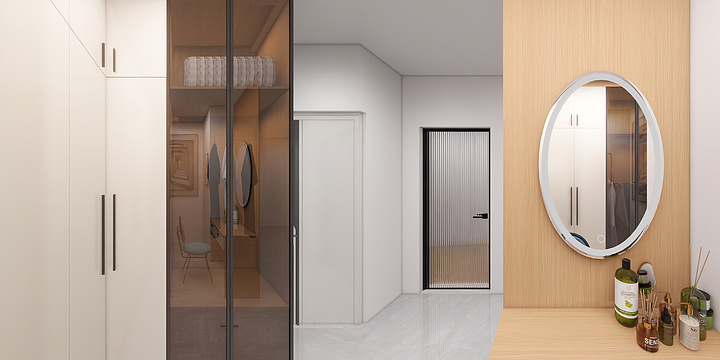 异空间设计装饰公司设计师陈国坚-衣帽间-装修设计方案