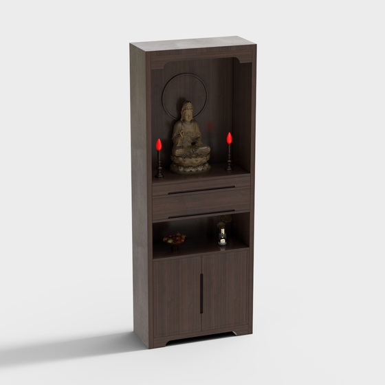 Buddhist shrine Cabinet