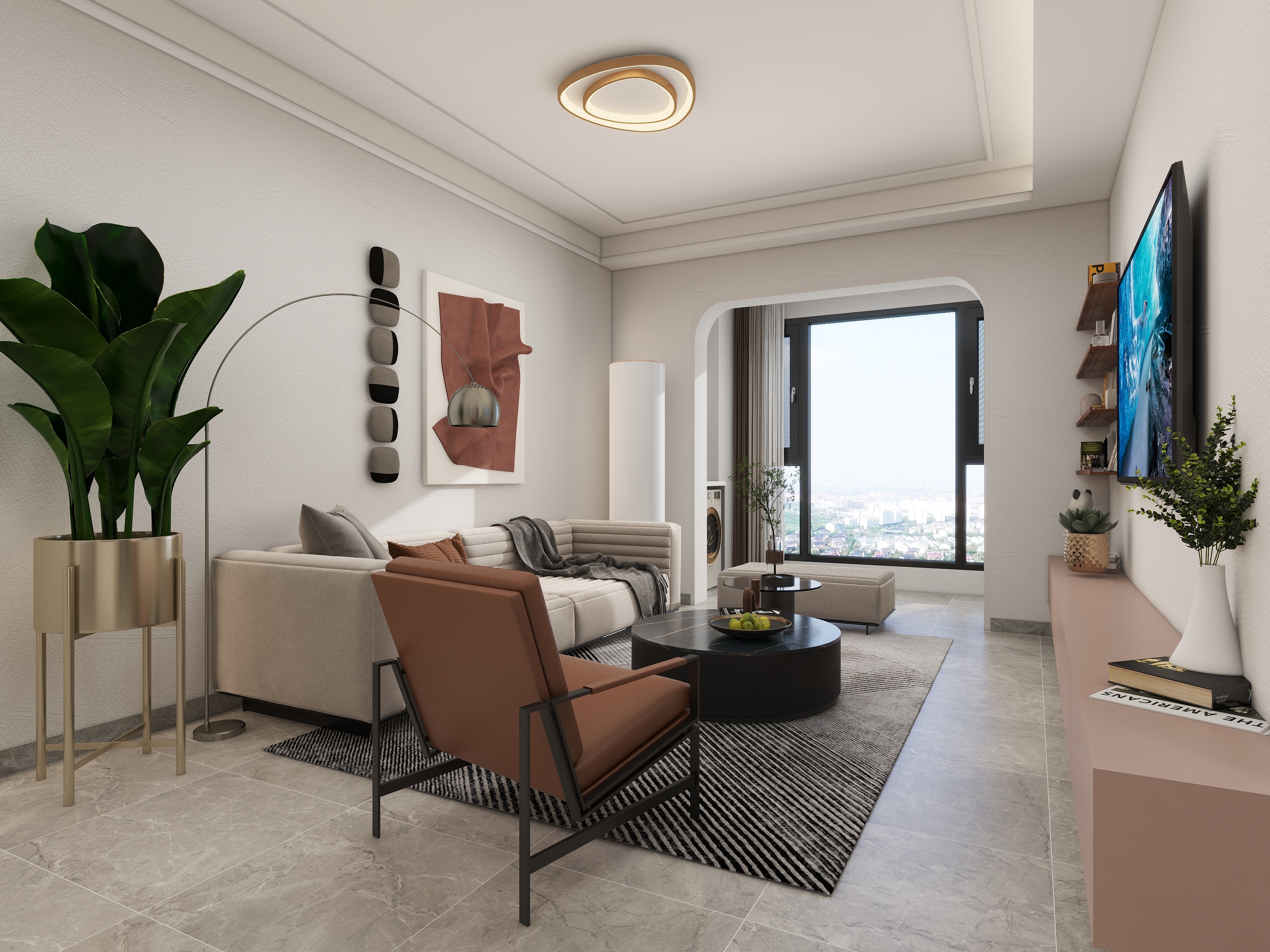 黄健成-中海熙园样板间 -亓派爱佳-装修设计方案