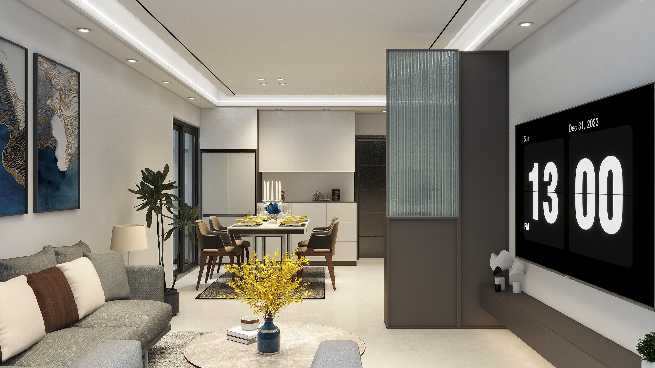 高级室内设计师梁工-旺甫新城7-1005-装修设计方案