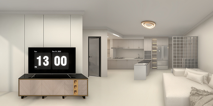 罗浩gzlx-呼和佳地熙龙苑-北区(CAD原始平面图)-副本-装修设计方案