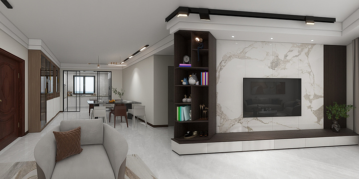 刘佳-家装图纸邹第二种背景墙-副本-装修设计方案