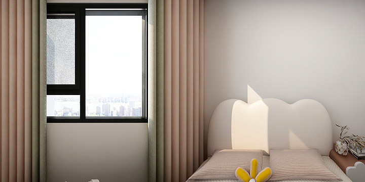 小庞庞喃-紫金星辰三房两卫小-装修设计方案