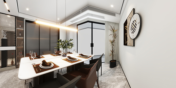 卍邦美装饰卍-120㎡3室--装修设计方案