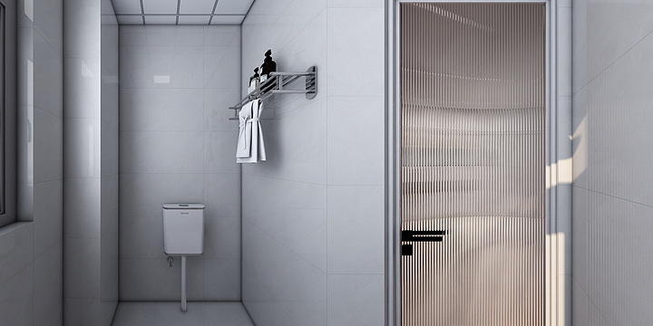 博诚装饰设计-腾龙一号B1-22-1-效果图-圆弧垭口-装修设计方案