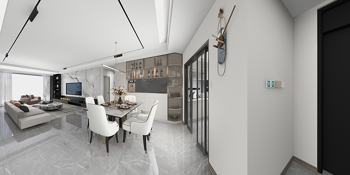 明睿装饰设计工作室-160户型图-装修设计方案