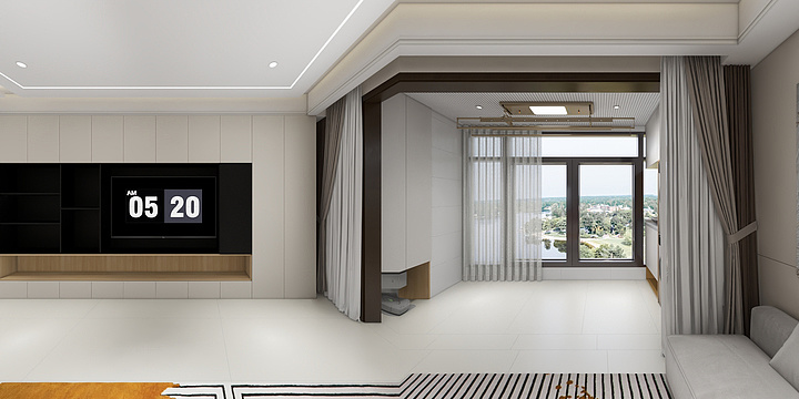 纯白之光设计事务所-熊猫lady-装修设计方案