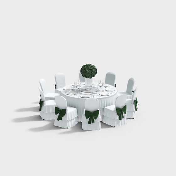 Modern wedding luxury tables and chairs