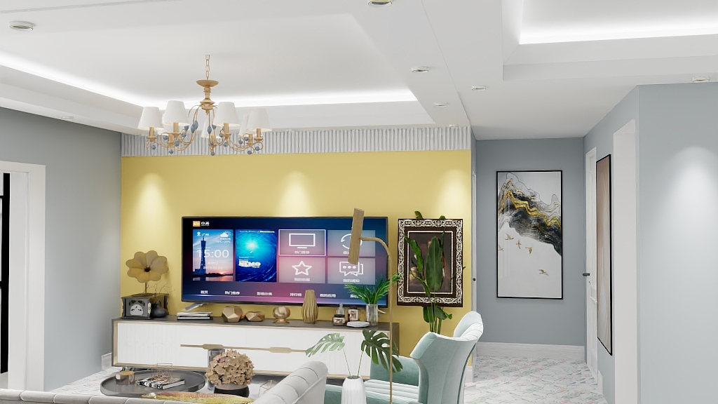 装修预定-122㎡3室-装修设计方案