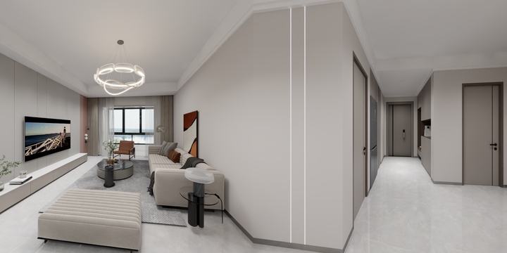 LamDesign-东方华庭现代风-装修设计方案