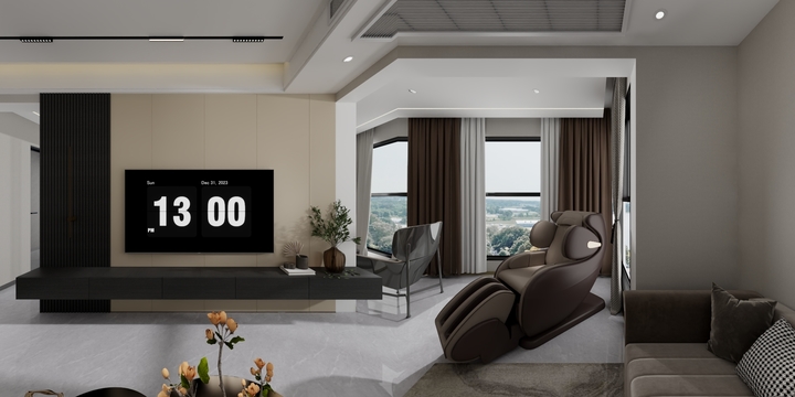 乐雅居娅楠-江与城17-2201-95-装修设计方案