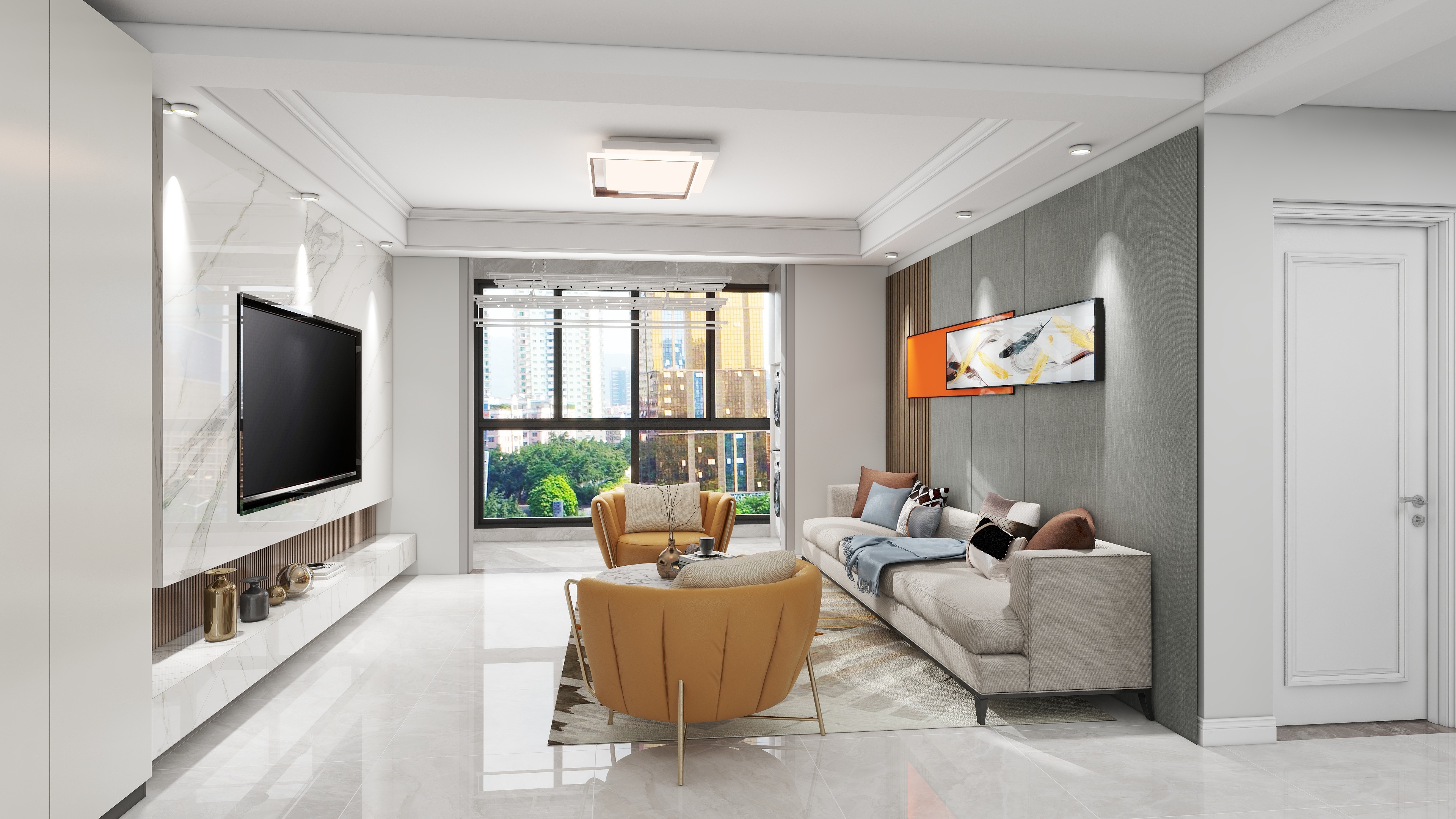 点墨画山河-138㎡3室-装修设计方案