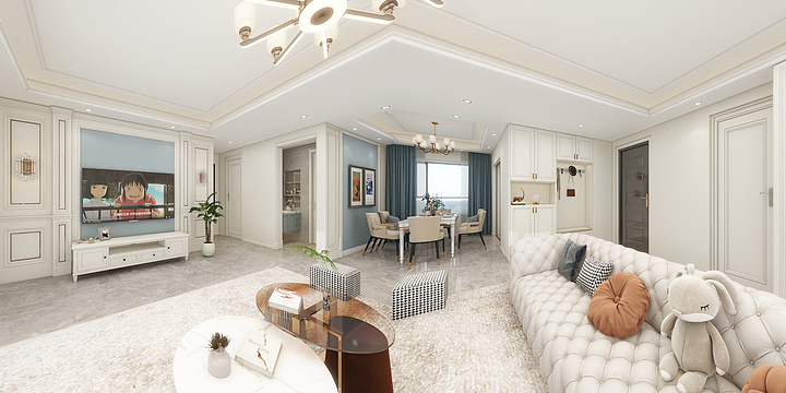 小红书整屋设计工作室-125㎡3室-装修设计方案