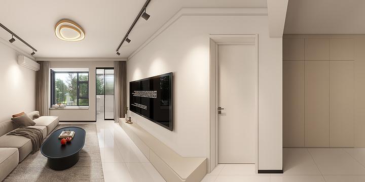 XIAOGUOTU123-86㎡2室-装修设计方案