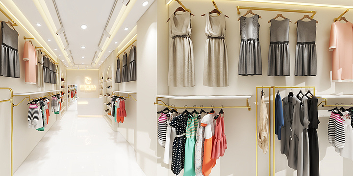 设计师-aRMan-依杆旗街服装店-装修设计方案