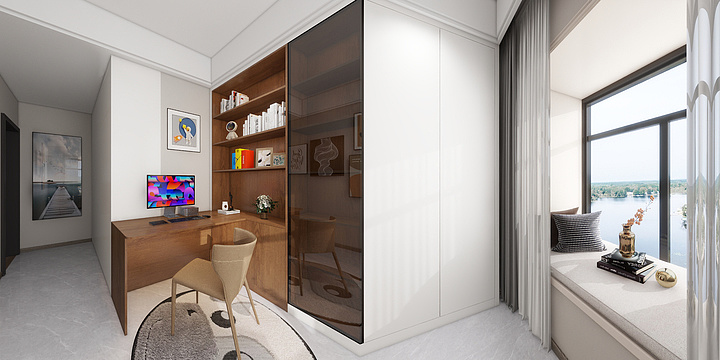 壹禾木作定制-卓越府樾润雅园-新中式-装修设计方案