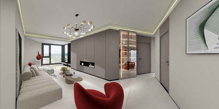 小野公子设计-瑞恒小区-装修设计方案