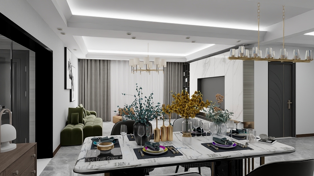 永无止境LYS-万山华府179㎡1室-装修设计方案