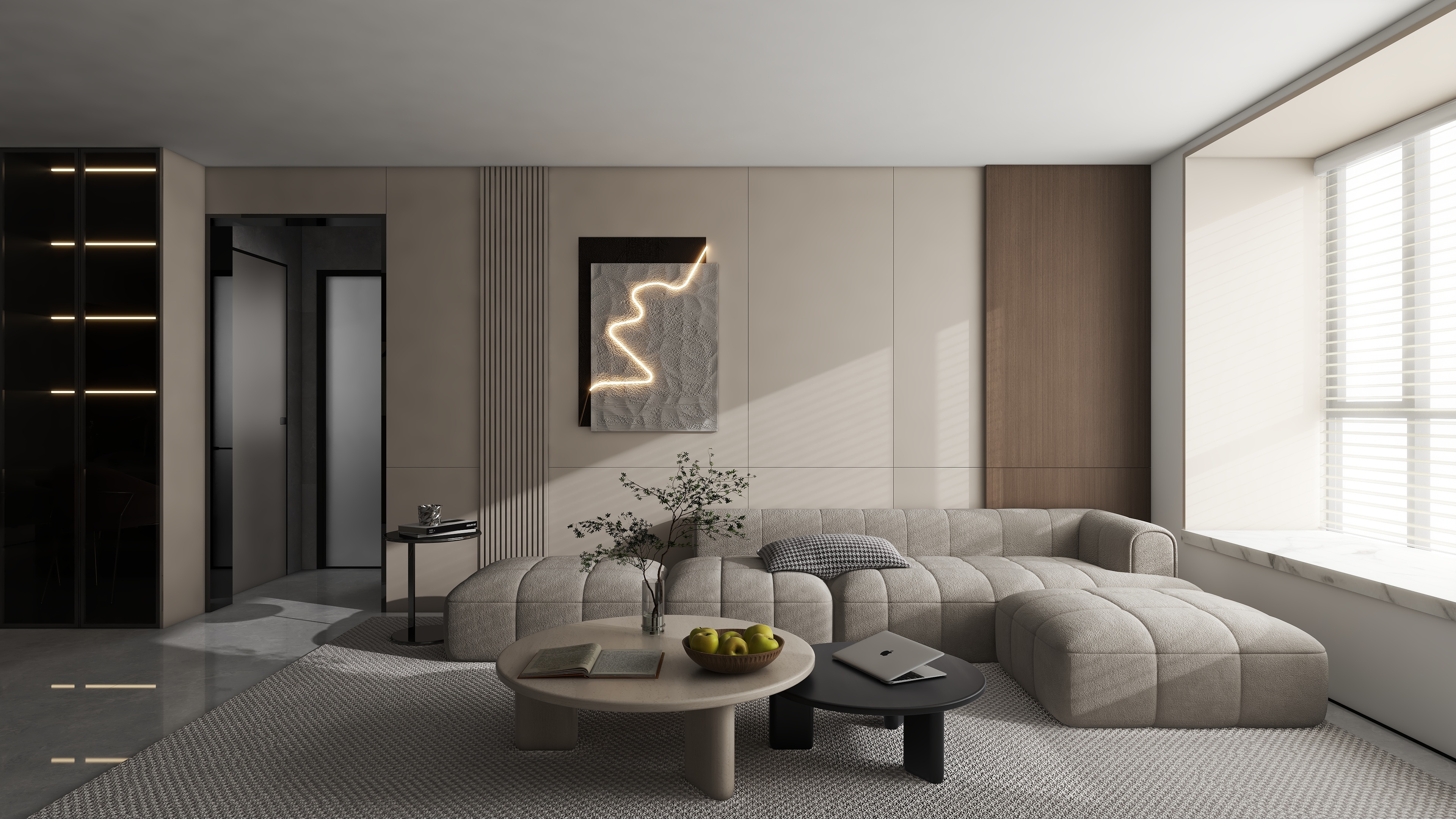 设计师.oOzi-温馨奶油风117㎡旭景君悦府 - 梦中情房-装修设计方案