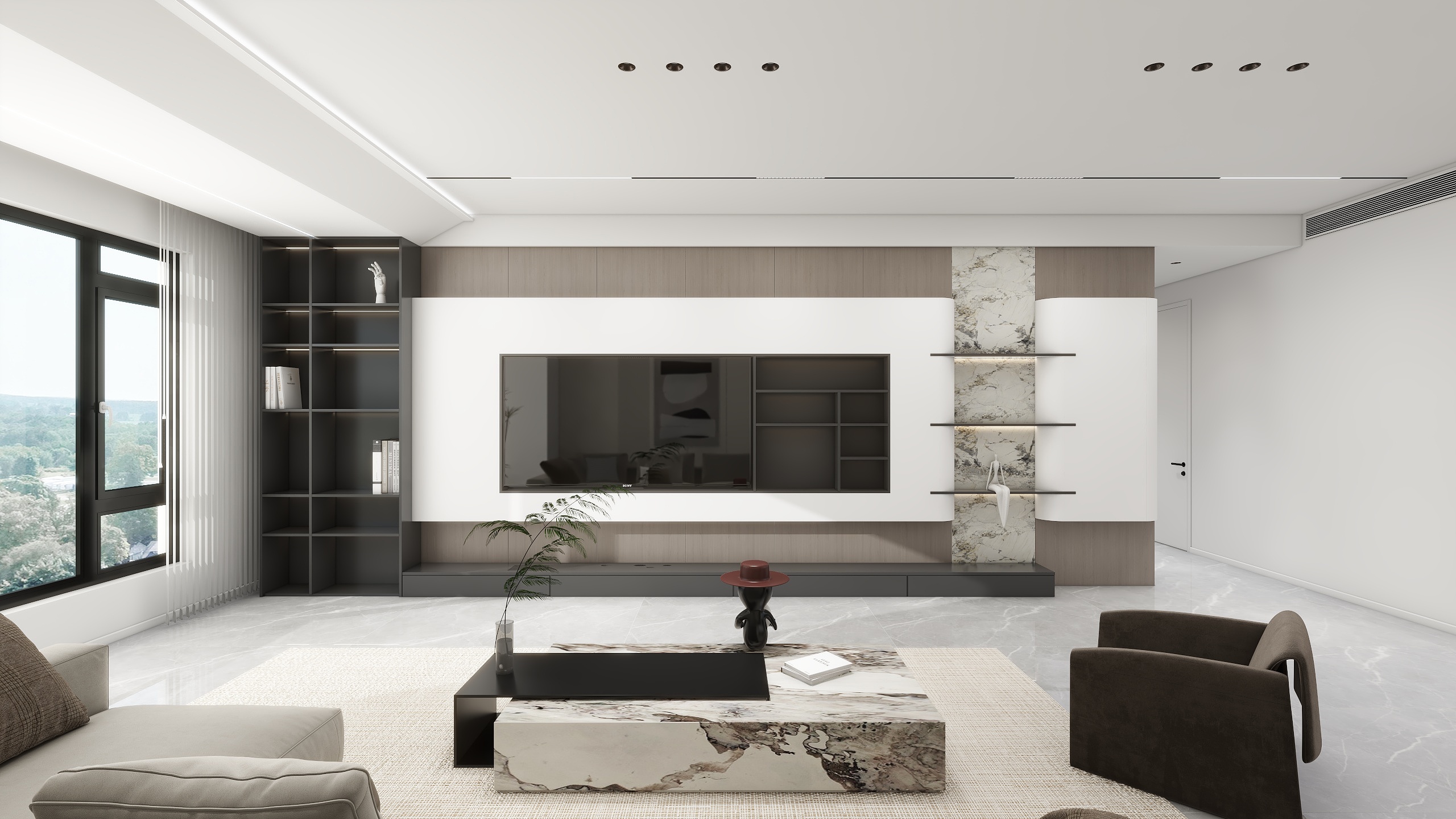 HMZhang-118㎡三室-装修设计方案