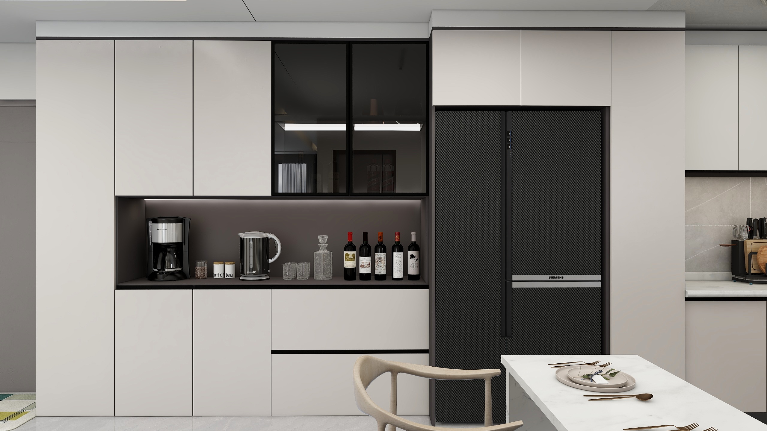 红红装修-碧水云天博雅府84㎡2室-装修设计方案