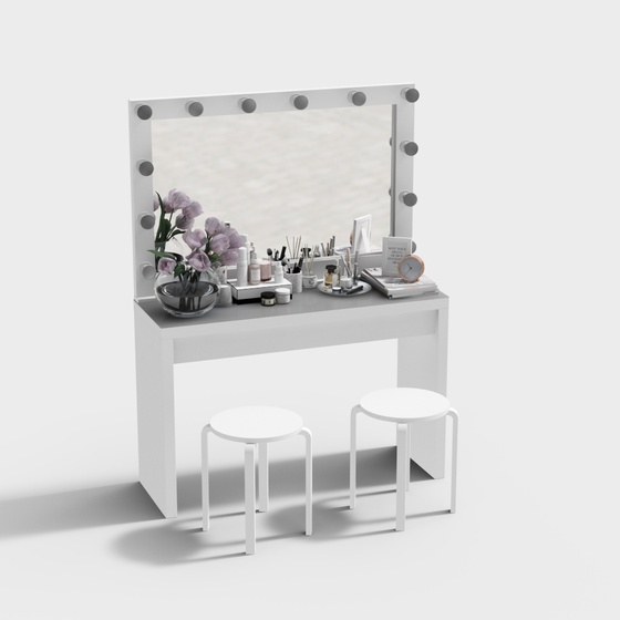 bridal shop dressing table