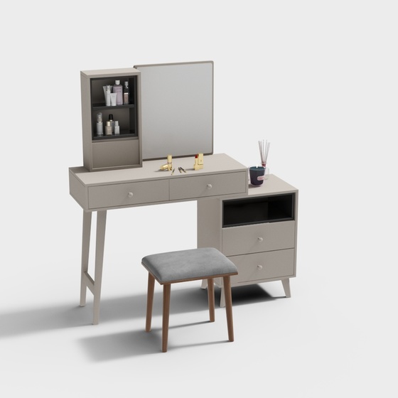 Single medium dressing table