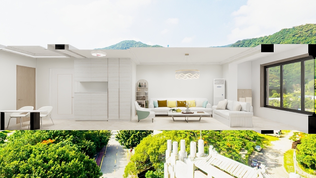 聪聪爱设计-杭后小区140平米-装修设计方案