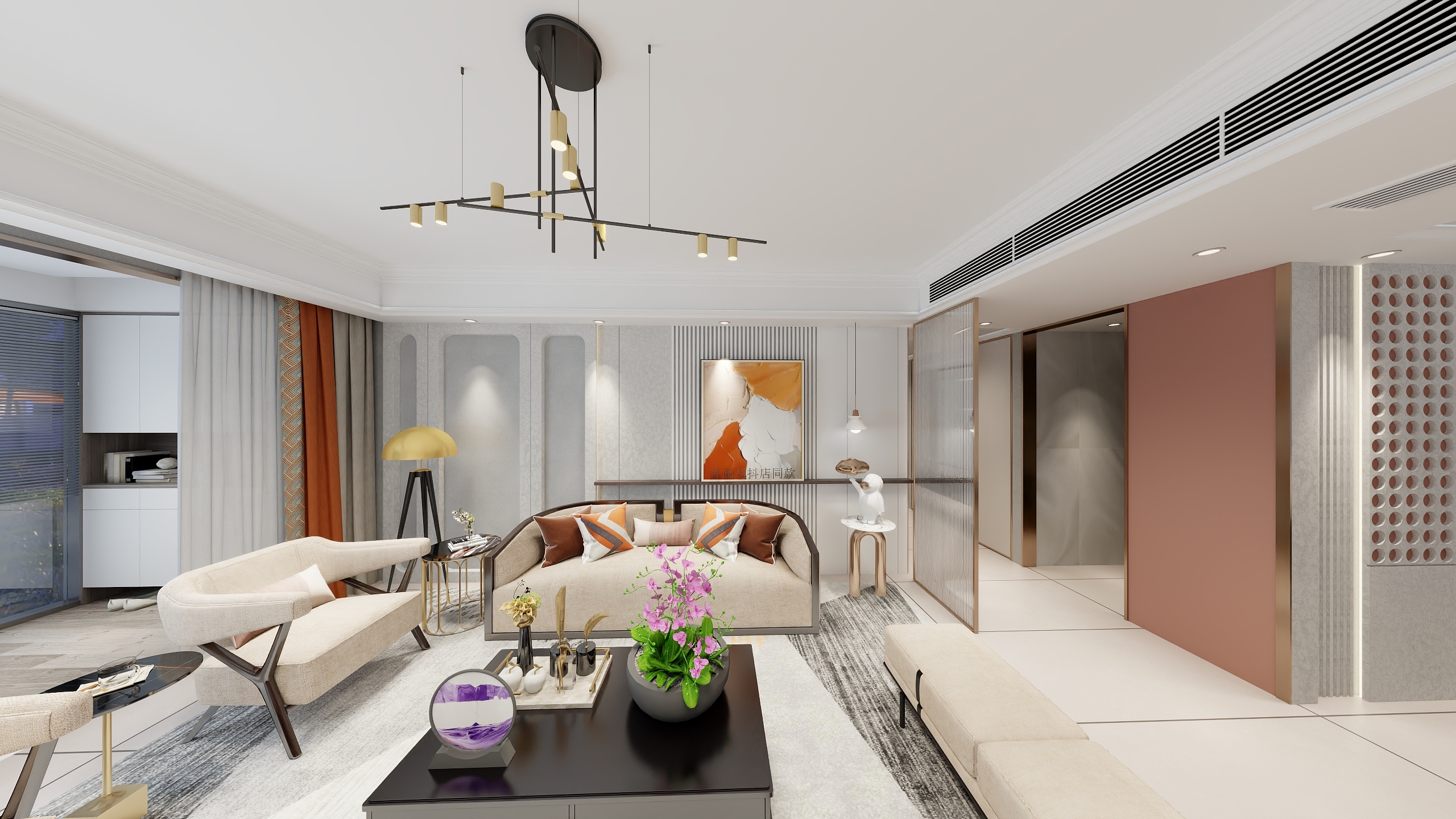 泉州市格悦欧装饰有限公司-南京 中治     170平现代四房-装修设计方案