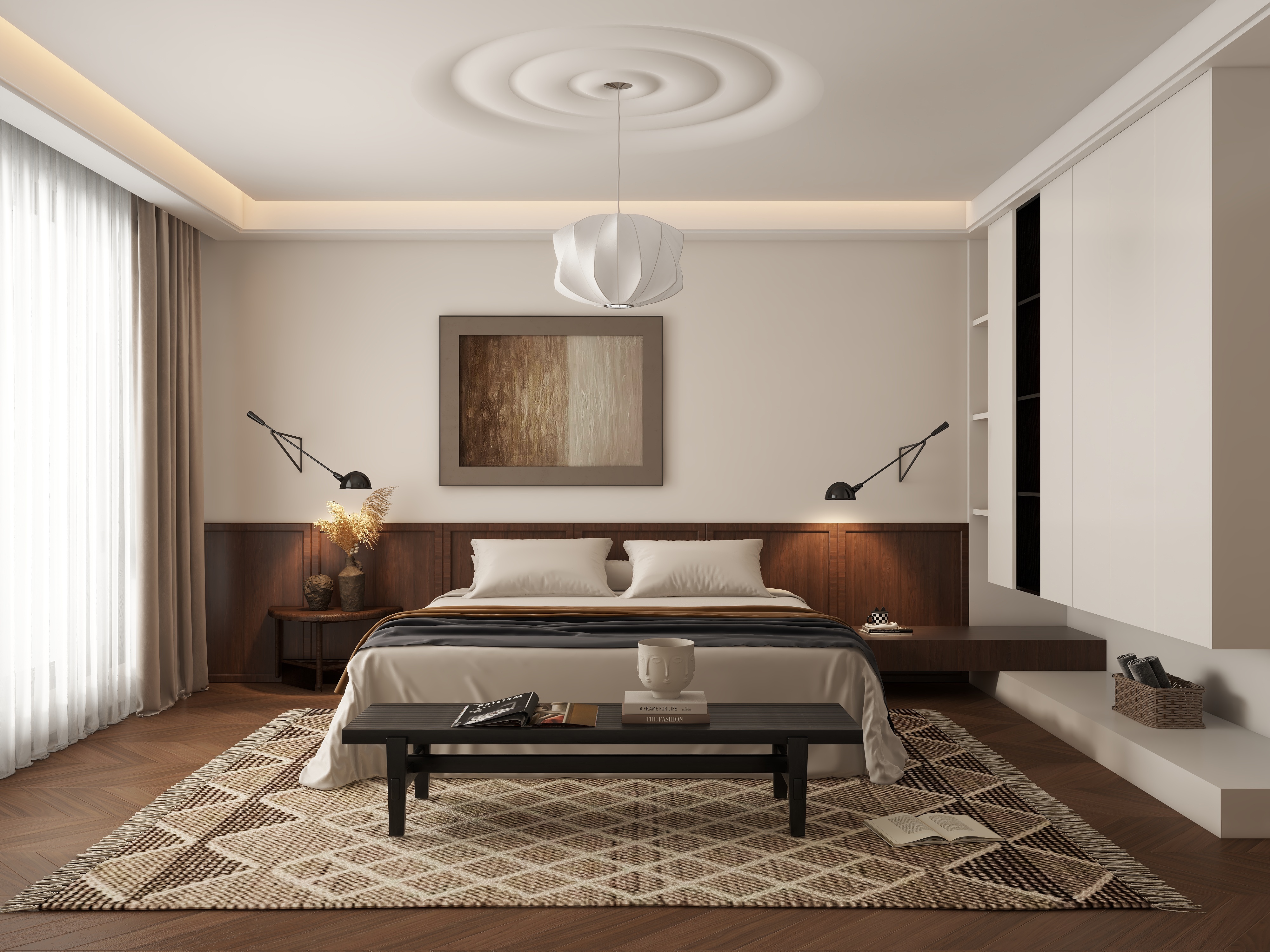 淘之夭夭-中古风卧室-副本-装修设计方案