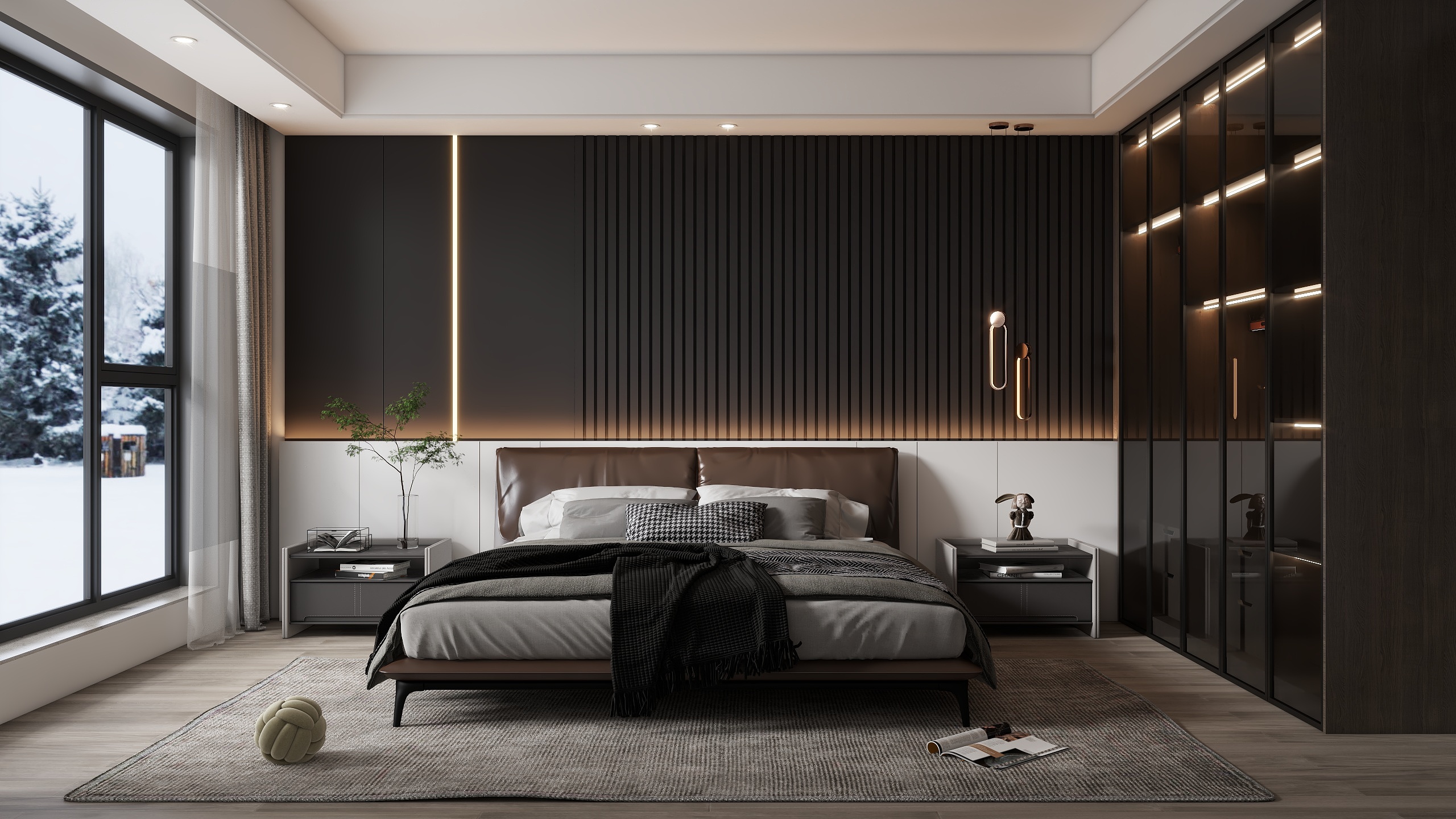 全案设计师胡一-现代22㎡1室-装修设计方案