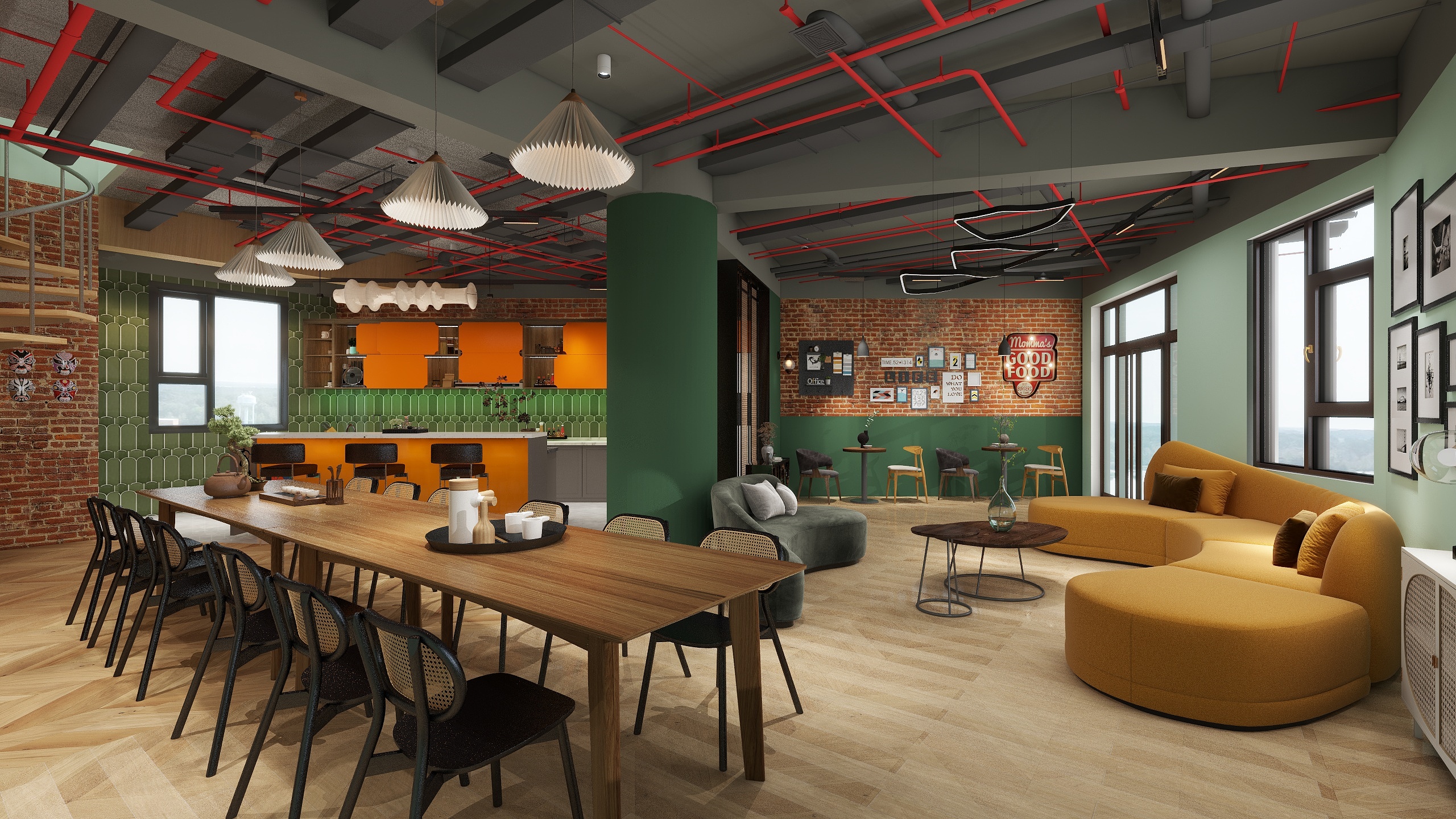 全案设计-小勇-台湾部落-装修设计方案