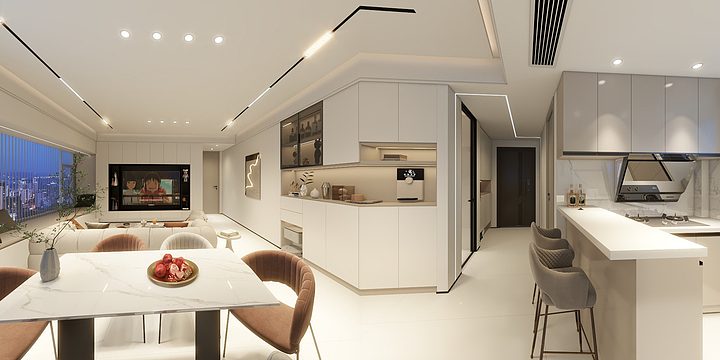 丶GyaZen-君品美寓720全景-装修设计方案