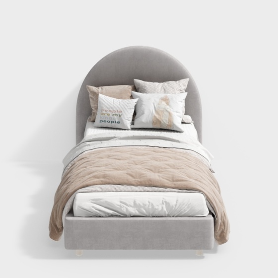 Modern single bed
