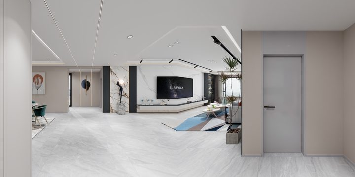 丁岳-客餐厅-装修设计方案